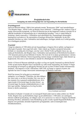 Projektbeskrivelse - Herlufsholm