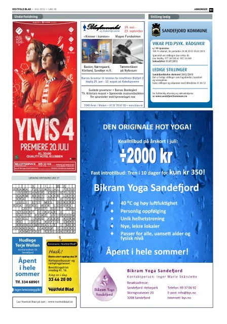 It's You It's You - Vestfold Blad