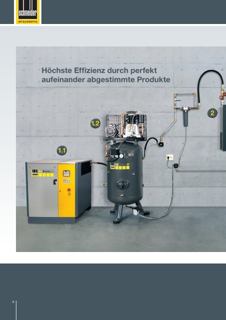 Effiziente Druckluft- Systeme & Services - Schneider-Airsystems