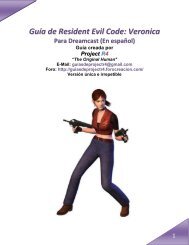 Guía de Resident Evil Code Veronica para Dreamcast - IGN.com