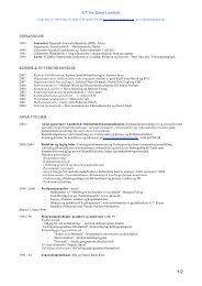 Karens CV til hjemmesiden - Lumholt & Stahlschmidt Kommunikation