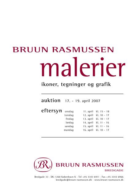 auCtion 770 - Bruun Rasmussen