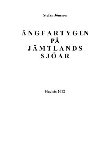 Ångfartygen - Steamboats.se