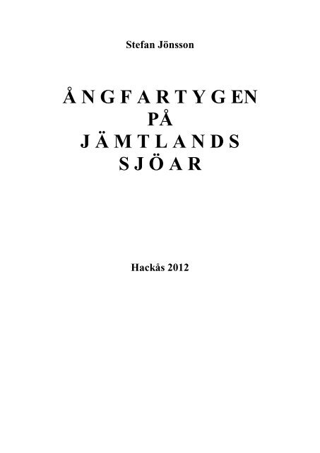 Ångfartygen - Steamboats.se