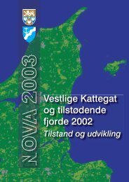 Vestlige Kattegat og tilstødende fjorde 2002 ... - Mariager Fjord