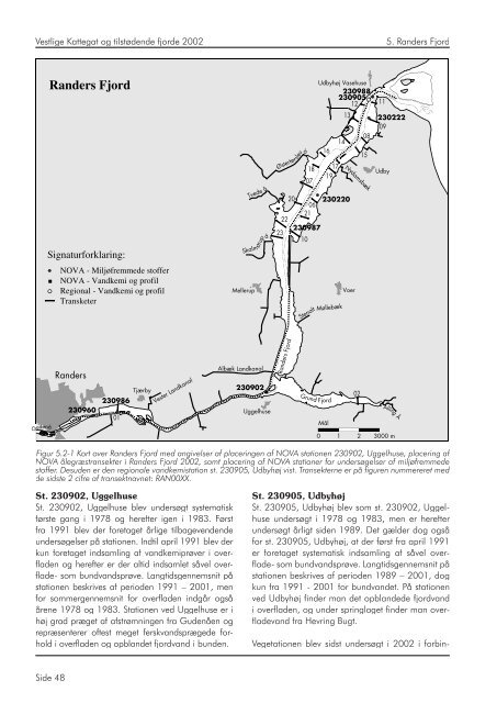 Vestlige Kattegat og tilstødende fjorde 2002 ... - Mariager Fjord