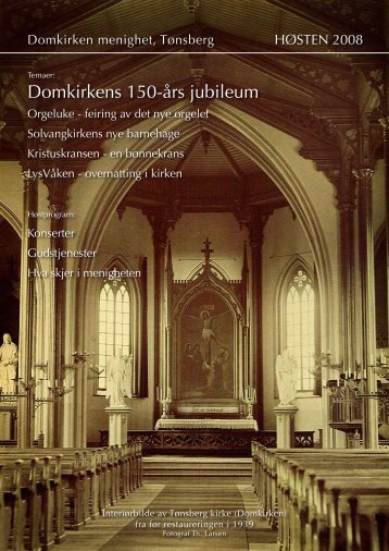 Domkirkens 150-års jubileum - Menighetsbladet