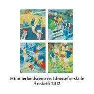 Indhold - Himmerlandscentrets Idrætsefterskole