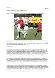 Wolfgang Brodbeck wird zum Pokalhelden - FC Gärtringen