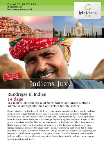 Indiens Juvel - Jysk Rejsebureau