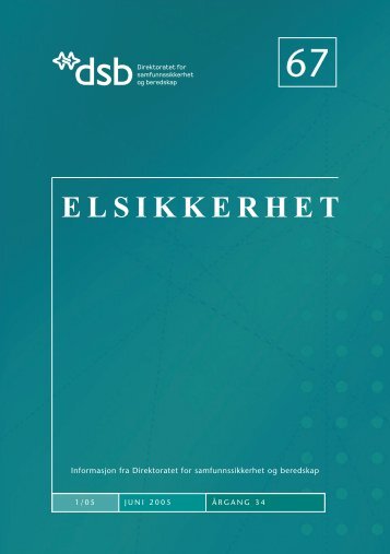Elsikkerhet nr. 67 - Direktoratet for samfunnssikkerhet og beredskap
