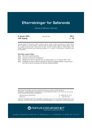 Efterretninger for Søfarende - Farvandsvæsenet