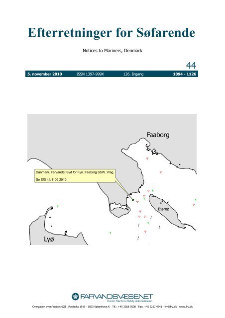 Efterretninger for Søfarende - Farvandsvæsenet