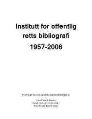 (pdf). - Det juridiske fakultet - Universitetet i Oslo