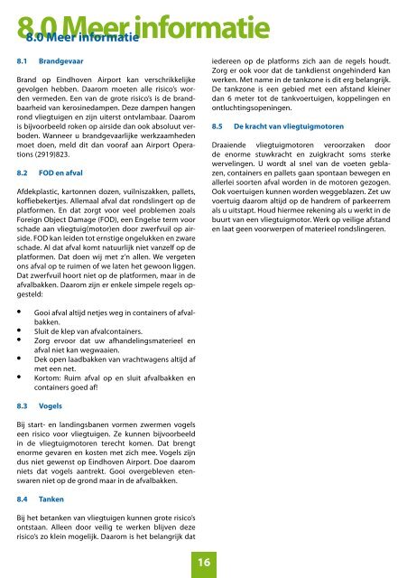 Handboek Safety & Security (NL) - Eindhoven Airport