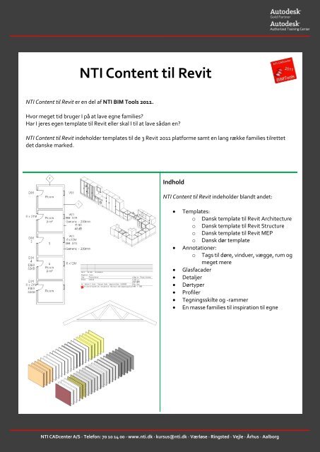 NTI BIM Tools 2011 – arkitekt - NTI CADcenter