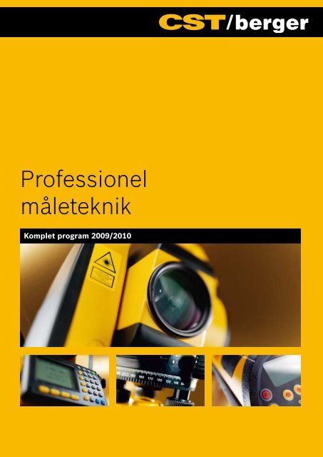 CST/berger - professionel måleteknik