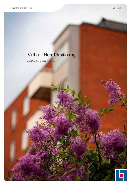 Villkor Hemförsäkring - Länsförsäkringar