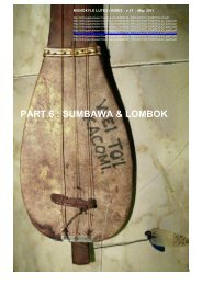 PART 6 : SUMBAWA & LOMBOK - In the gap between - Free