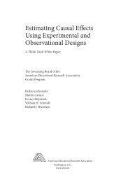 Estimating Causal Effects Using Experimental and Observational ...