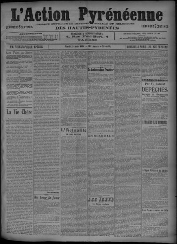 23 août 1910 - Bibliothèque de Toulouse