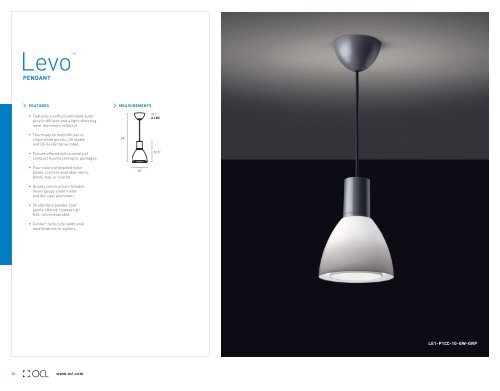 Product Catalog Volume 5.5 - OCL Architectural Lighting