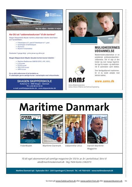 Uddannelsesguiden - The Danish Maritime Cluster