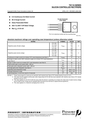 TIC116 Thyristor 8A.pdf