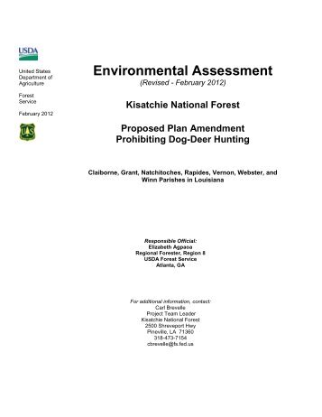 Environmental Assessment - USDA Forest Service - US Department ...
