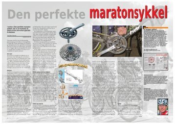 Den perfekte maratonsykkel - Bern Hansen