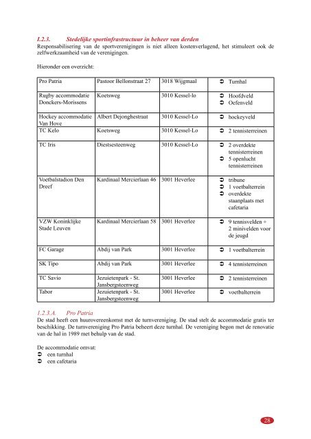 SportbeleidSplan 2008-2013 - Ba