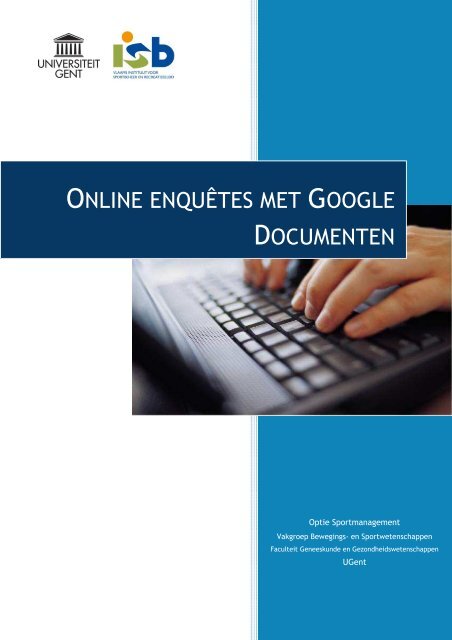 Ga naar de praktische handleiding over online enquêtes met ...