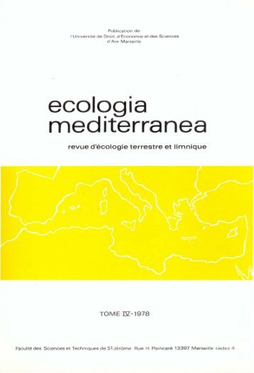 1 - Ecologia Mediterranea