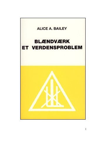 Blændværk – et verdensproblem