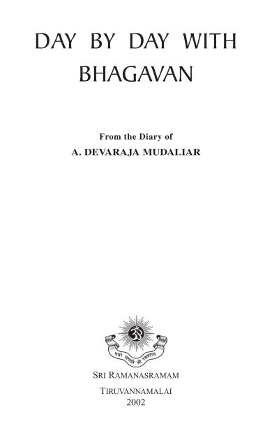 Day By Day With Bhagavan.pdf - Advaita Vedanta