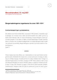 Borgervæbningerne organiseres fra oven 1801-1814