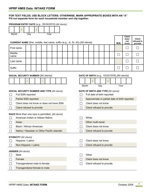 Housing Intake Form Template PDF Template Housing Intake Form Template PDF Template