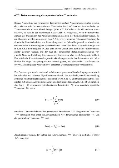 Mechanismen und On-line Dosimetrie bei selektiver RPE Therapie