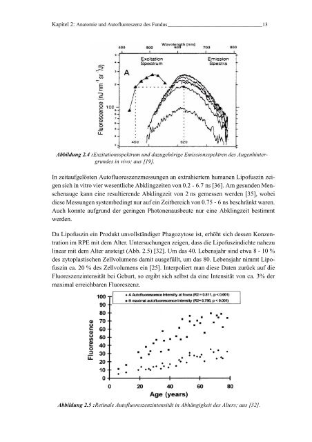 Mechanismen und On-line Dosimetrie bei selektiver RPE Therapie