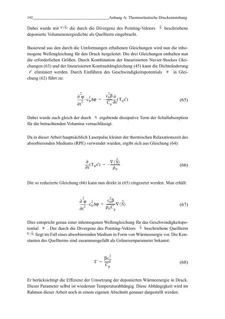 Mechanismen und On-line Dosimetrie bei selektiver RPE Therapie