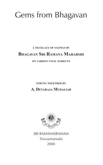 Gems From the Bhagavan.pdf - Tamil Nation & Beyond