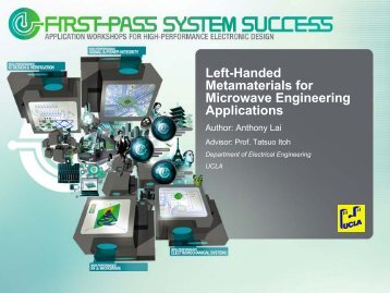 Left-Handed Metamaterials for Microwave Engineering Applications