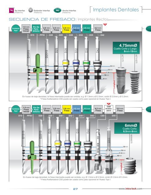 Pilares - Intra-Lock