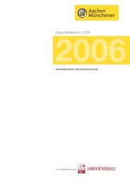 Geschäftsbericht 2006 - Aachenmünchener