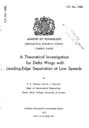A Theoretical Investigation L for Delta Wings with I 1 ... - aerade