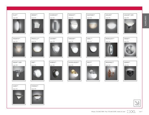 Catalog Introduction - OCL Architectural Lighting