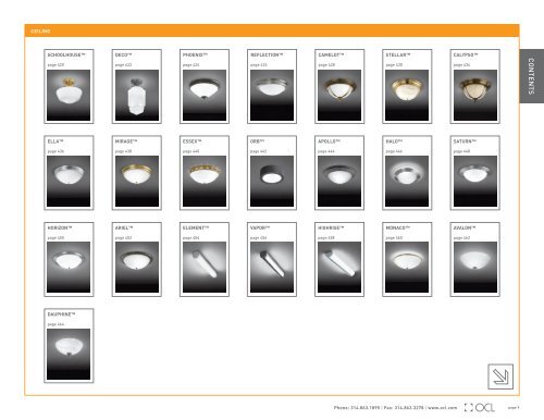 Catalog Introduction - OCL Architectural Lighting