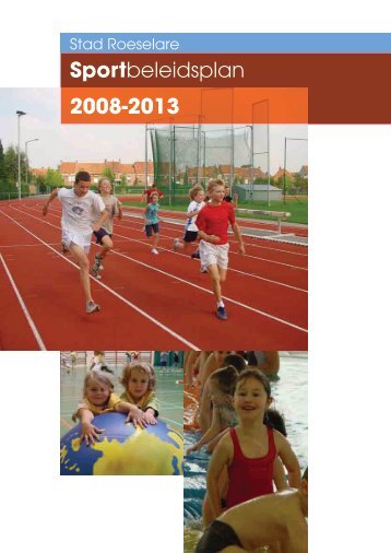 Sportbeleidsplan 2008-2013