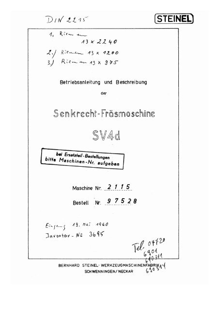 Steinel SV4d - Ardiehl.de