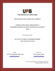 success factors in entrepreneurship: the case of ... - idem@uab.es